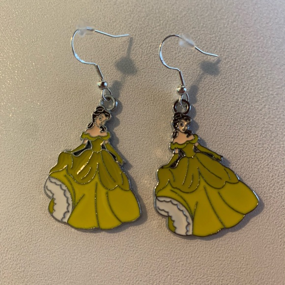 Beauty and the beast Belle earrings